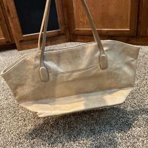 HOBO Cream Tote Bag